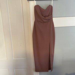 Mauve strapless Windsor dress NWT